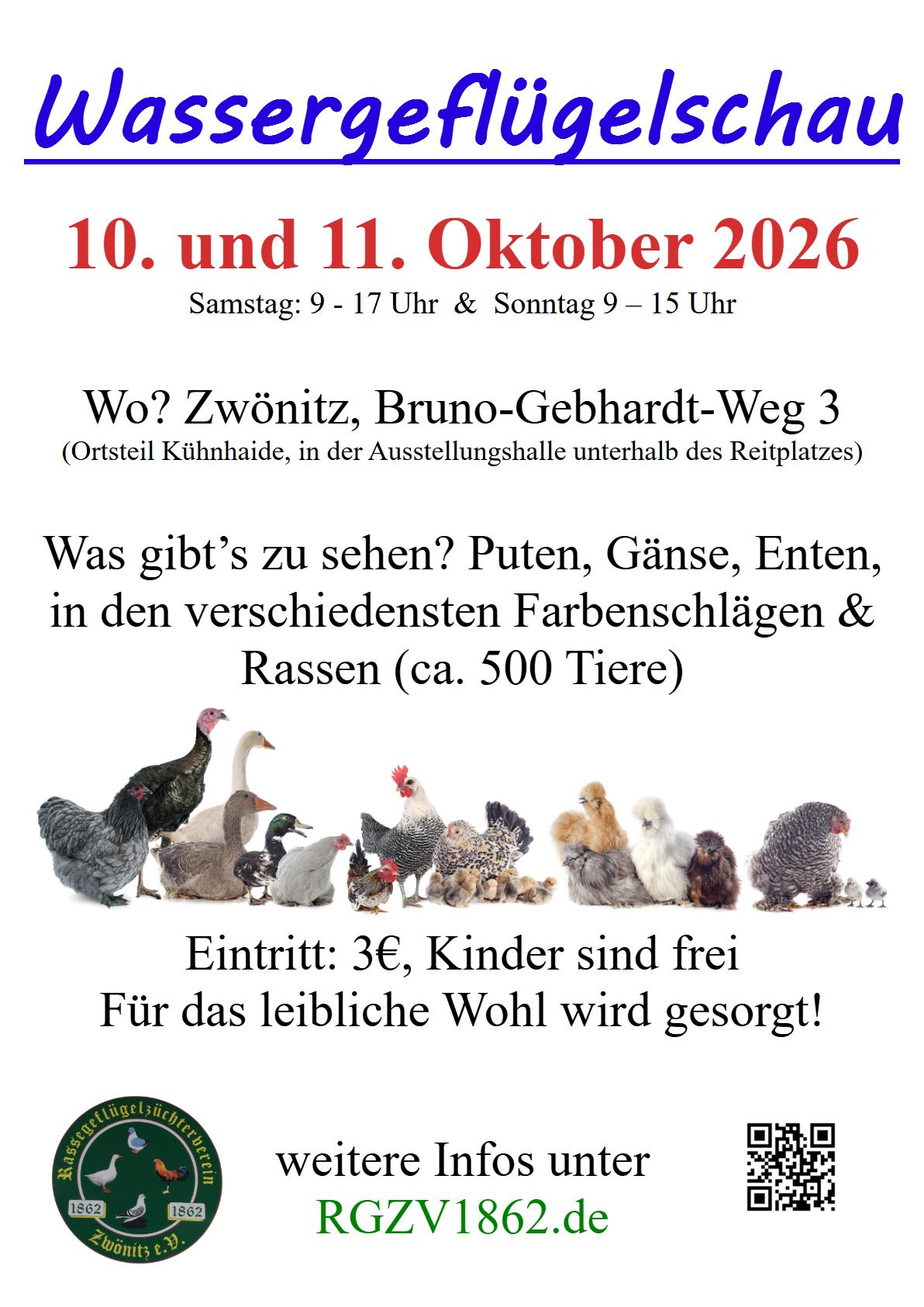 Wassergeflügelschau 2026 Plakat pdf Wassergeflügelschau Plakat
